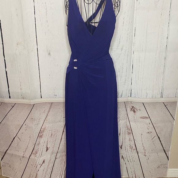 Elegant Navy Blue Dress - Picture 12 of 13